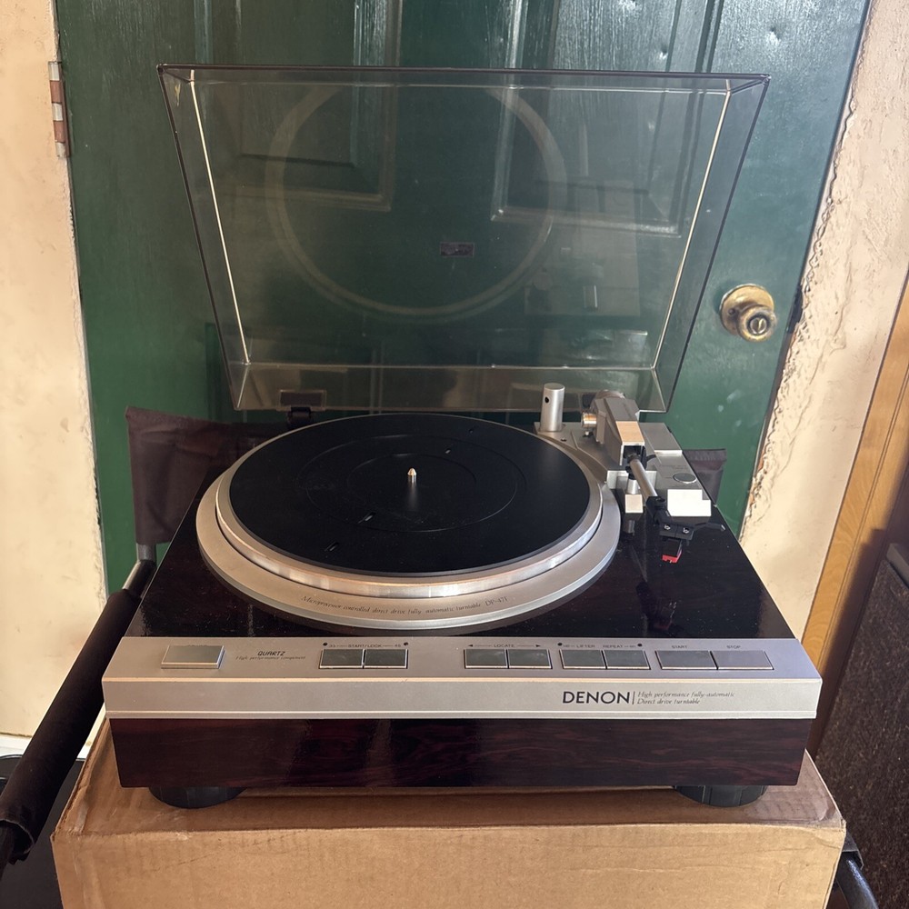 Denon DP-47F Direct Drive Turntable Record Player Used Needs Work
