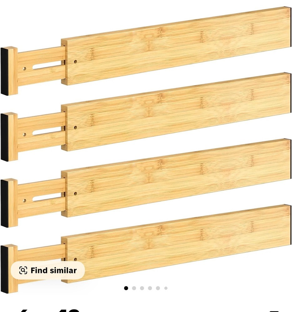 4-Drawer Storage Organizer with Dividers  