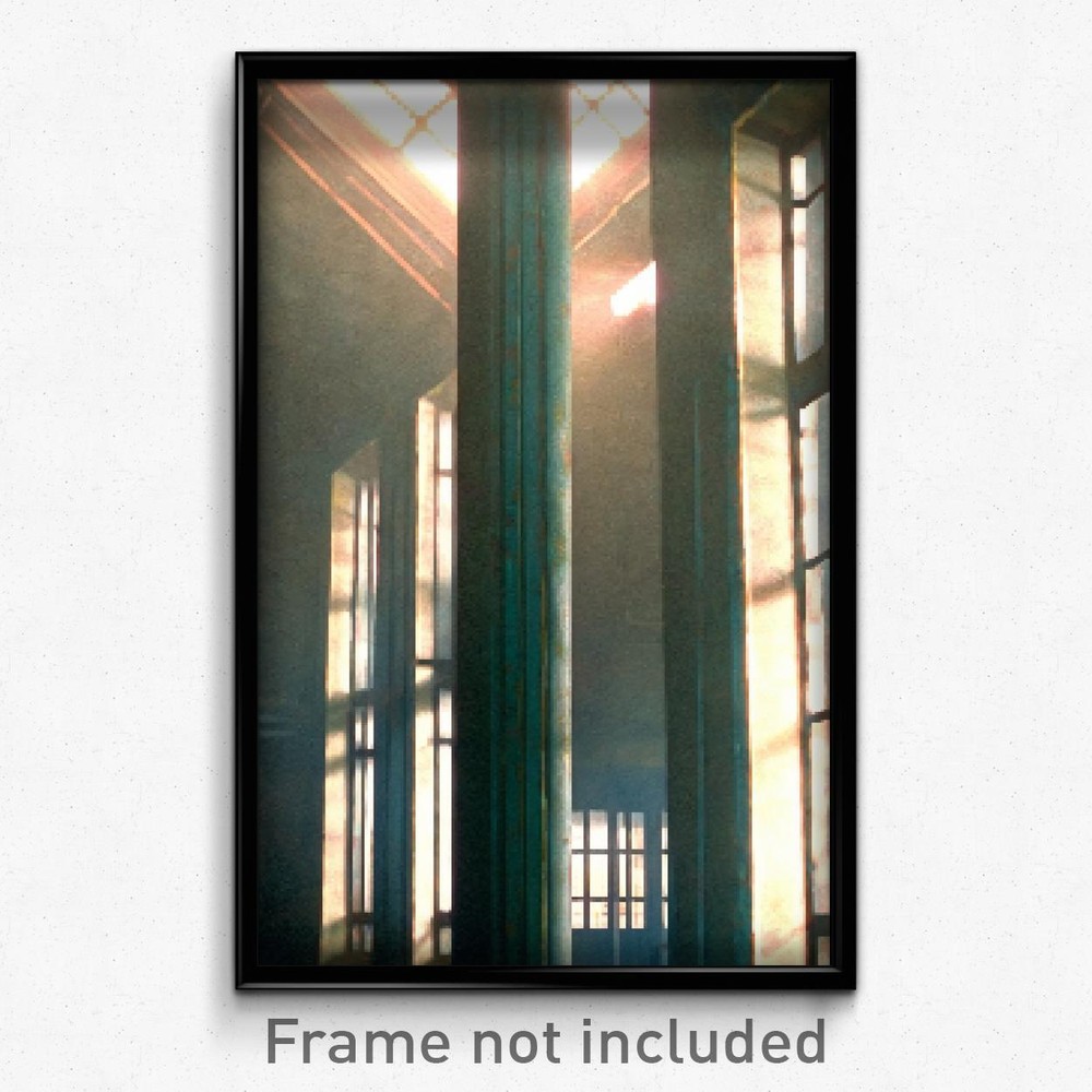 Pixel Art Poster - Murky High School (8 Bit Psychedelic Trippy Video Game Print)