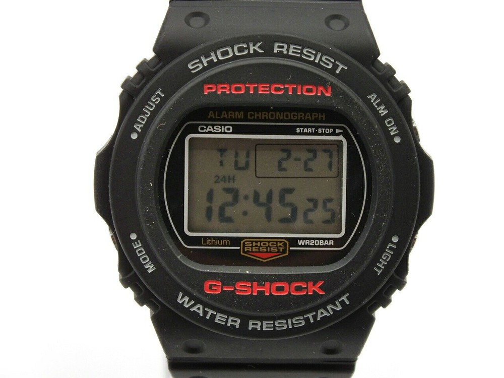Used Casio G-Shock DW-5750E-1 Men'S Watch