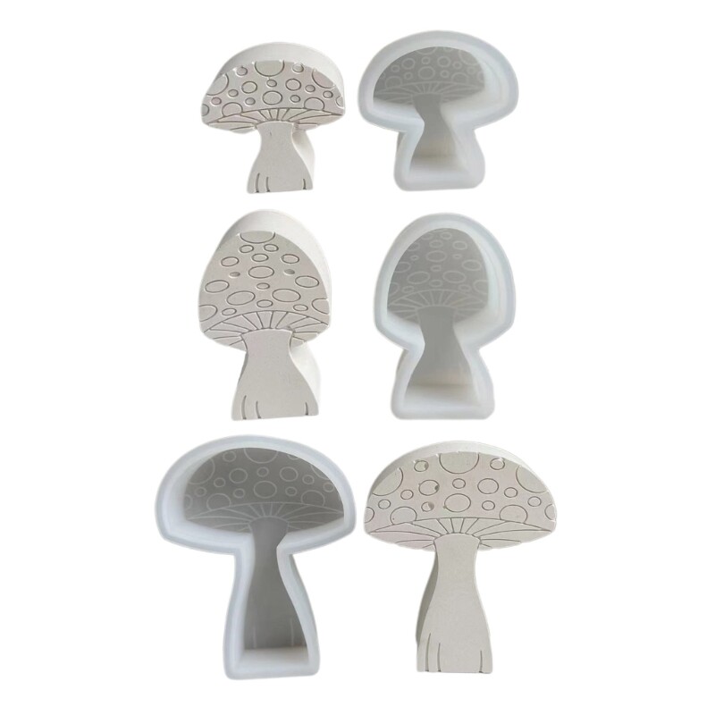 Resin Mushroom Ornament Mold for DIY Jewelry Making