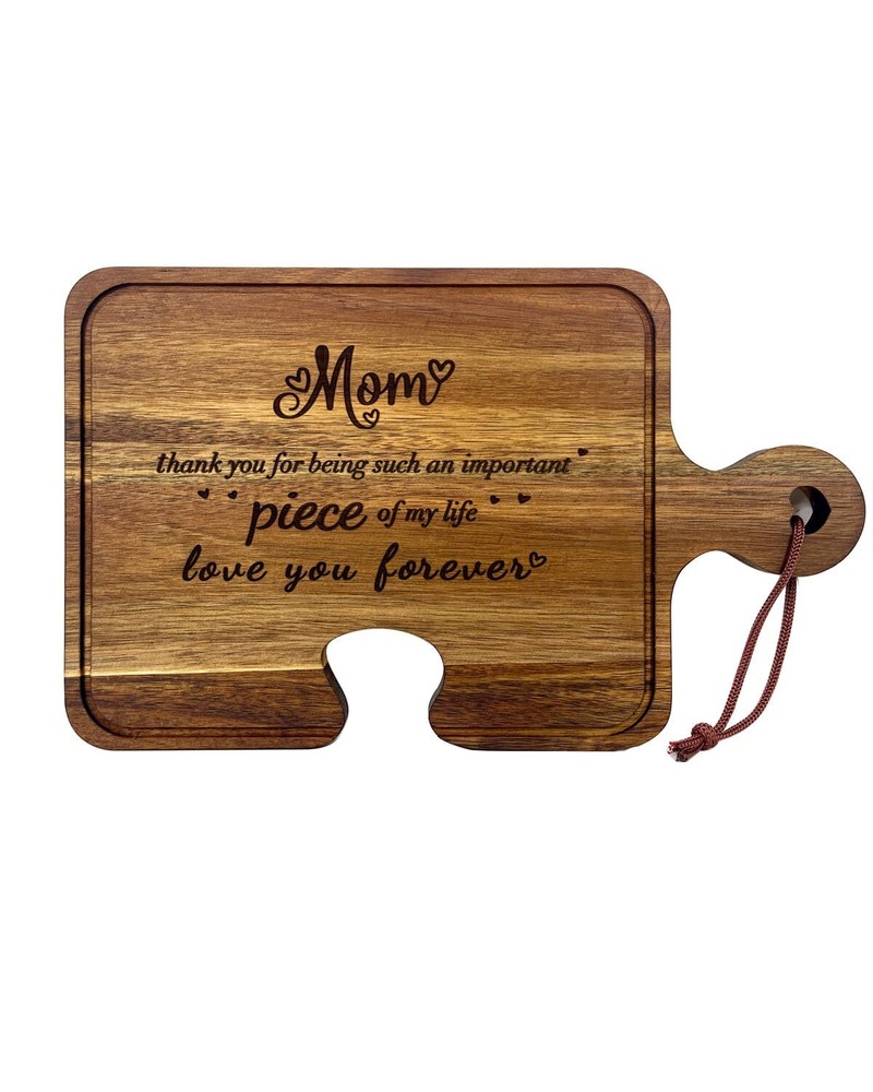 Mothers Day Gifts for Mom Cutting Boards with Handle Small Charcuterie Board ...-image