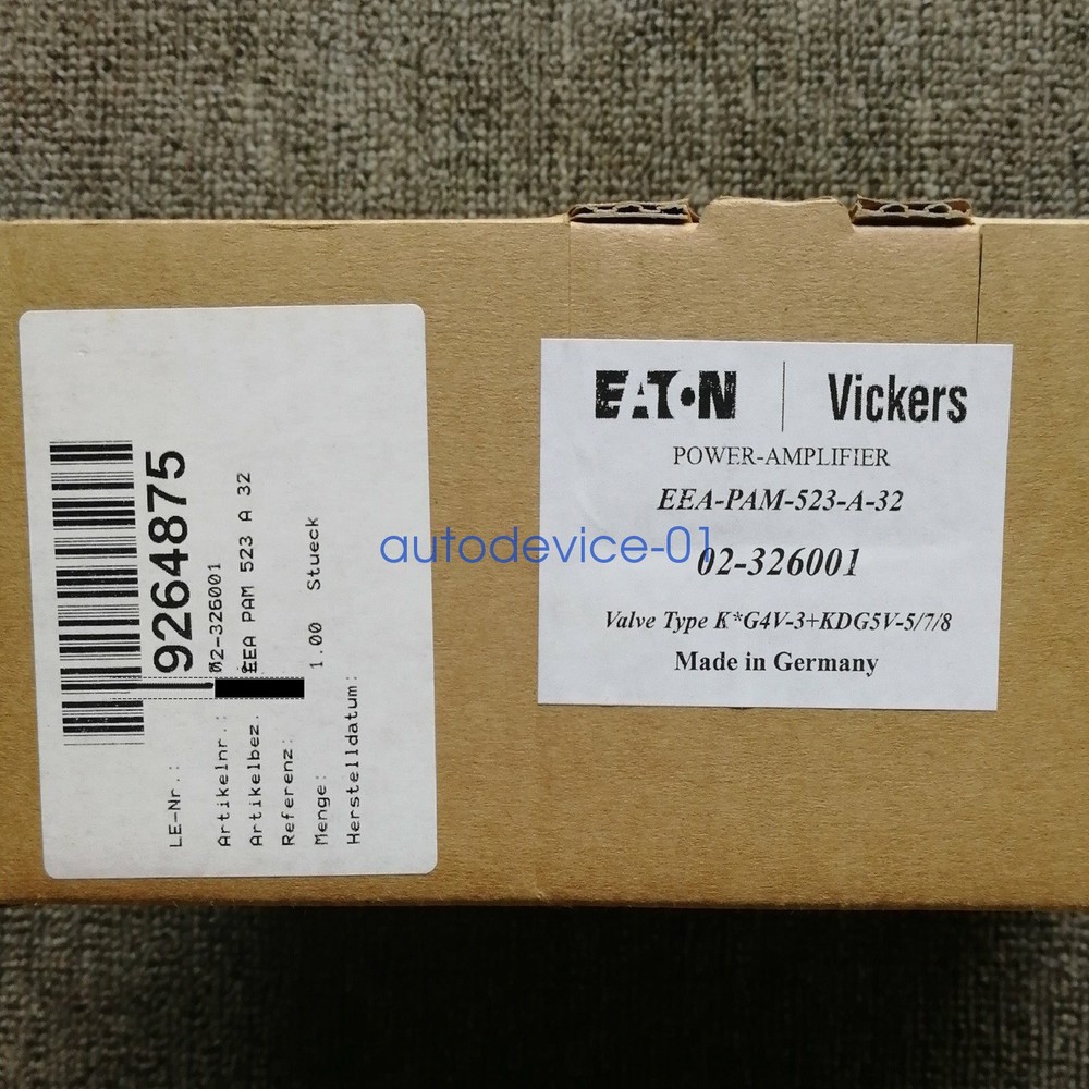 Vickers EEA-PAM-523-A-32 New One Power Amplifier EEAPAM523A32 DHL/FedEx