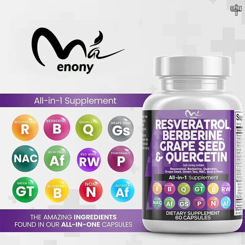 Berberine 3000 mg grape seed extract 3000 mg green tea extract /