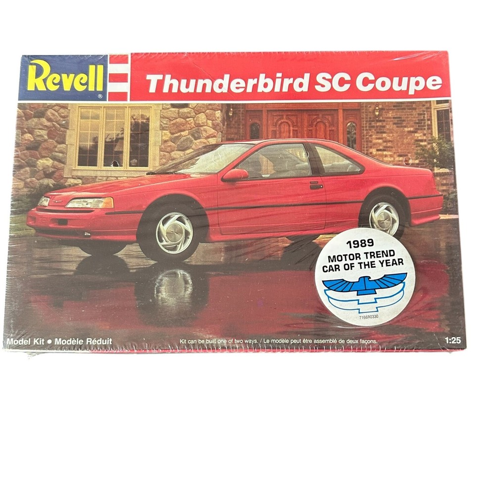 Revell 1/25 Scale 1989 Ford Thunderbird SC Coupe Unassembled Plastic Model Kit
