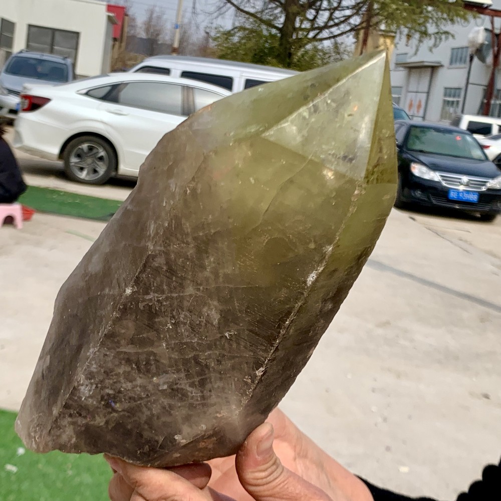 7.13LB Natural Citrine Backbone Cluster Quartz Crystal Healing Mineral Specimen