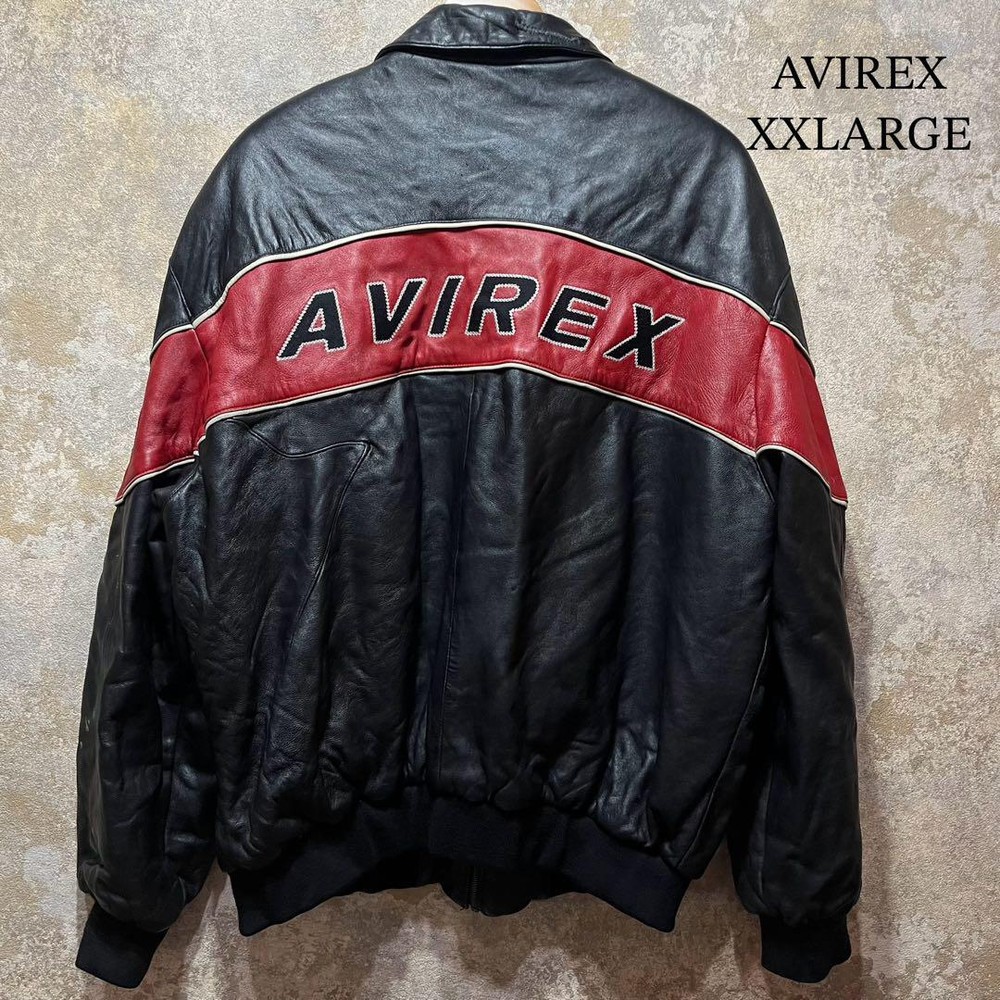 Avirex Leather Bomber Jacket