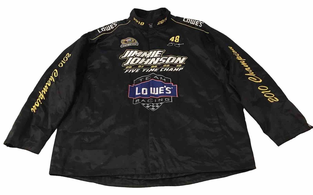 Jimmie Johnson 5-Time NASCAR Champion 2010 Chase Authentics 4XL Jacket