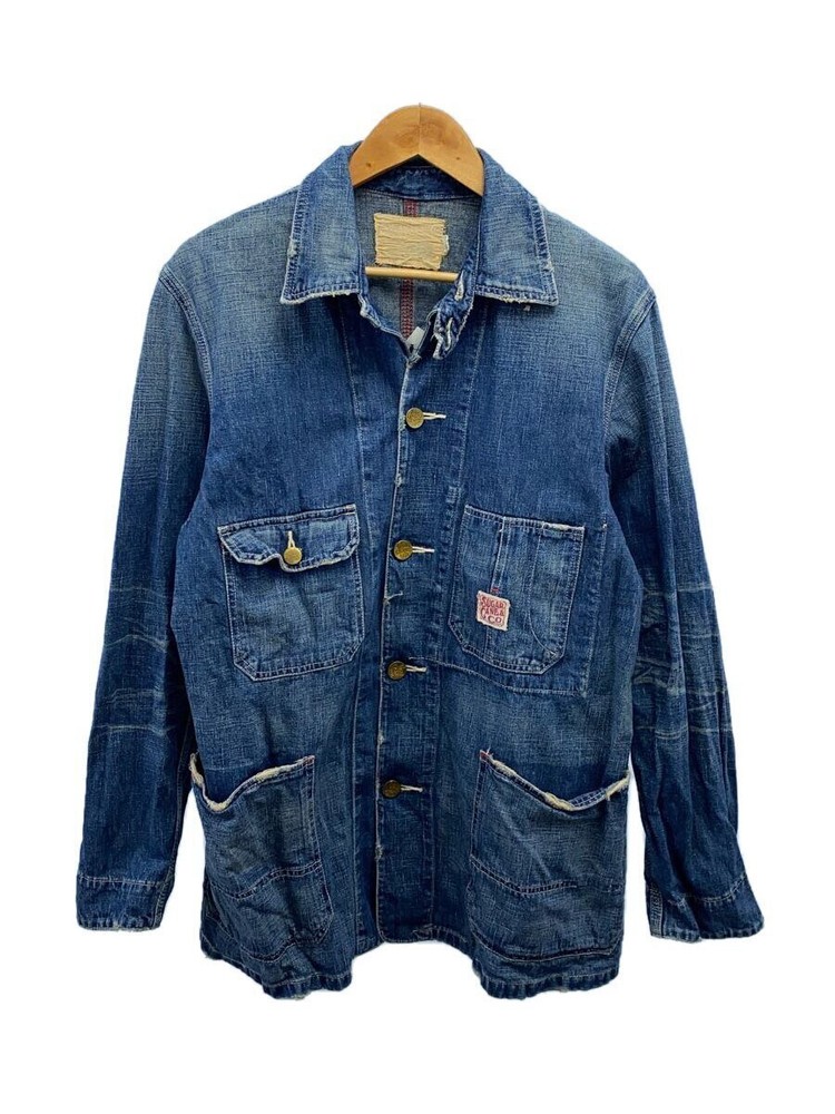 SUGAR CANE Indigo Denim Coverall Jacket Workwear Style