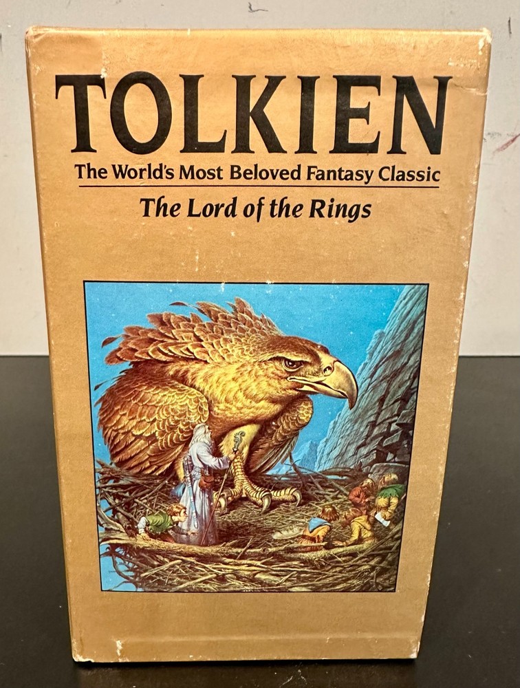 Vintage J.R.R. Tolkien Lord of the Rings & The Hobbit 4 Vol Paperback Box Set