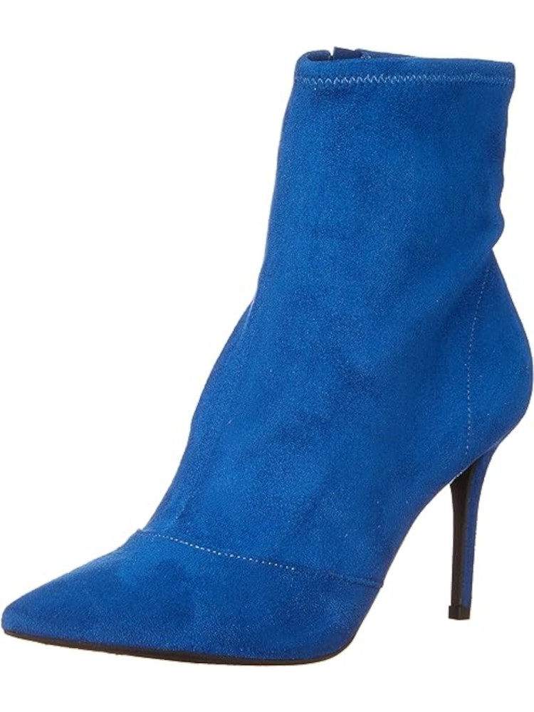 JESSICA SIMPSON Womens Blue Padded Alliye Pointed Toe Stiletto Boots 5.5 M