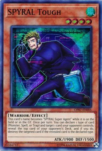 SPYRAL Tough - OP07-EN005 - Super Rare - Unlimited Edition x3 - Lightly Played