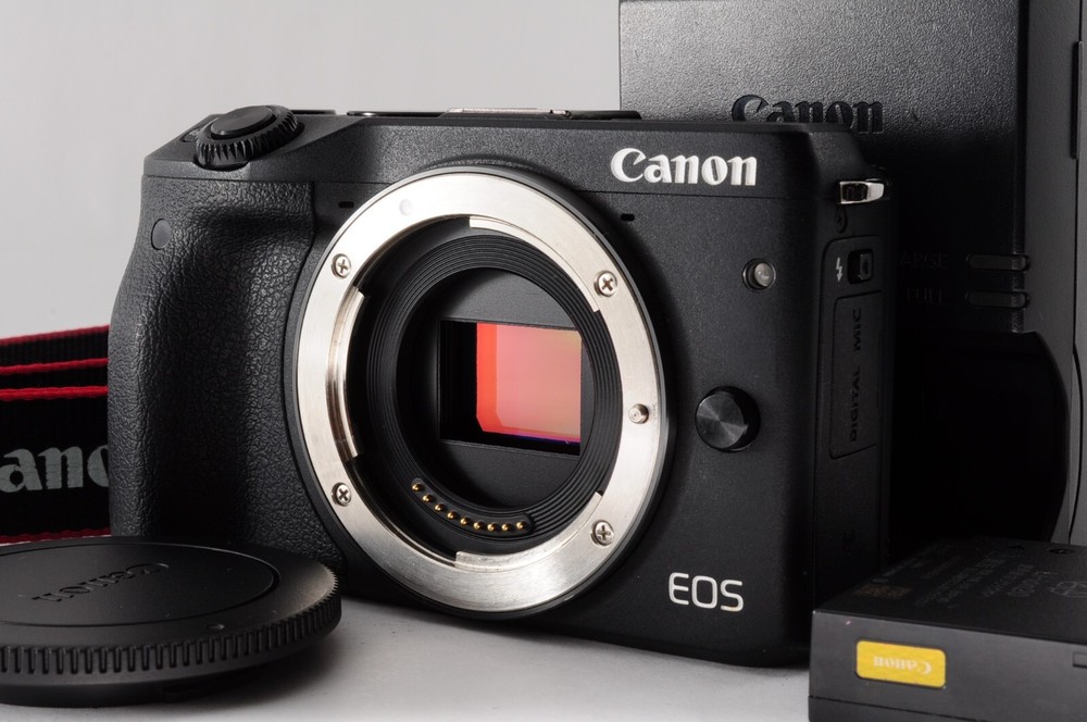 Canon EOS M3 24.2MP Mirrorless Camera Body Black From Japan