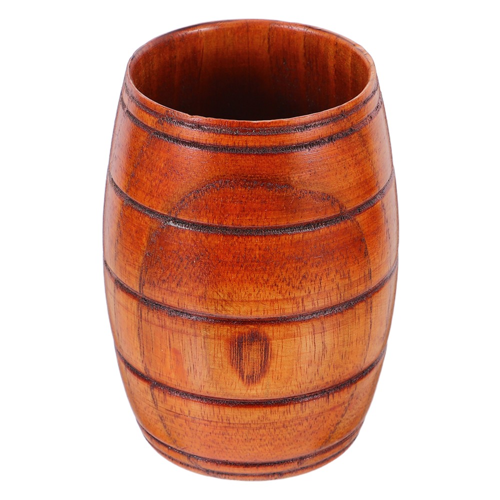 Wood Coffee Cup Multi-functional Water Mug Barrel Drinking Wooden