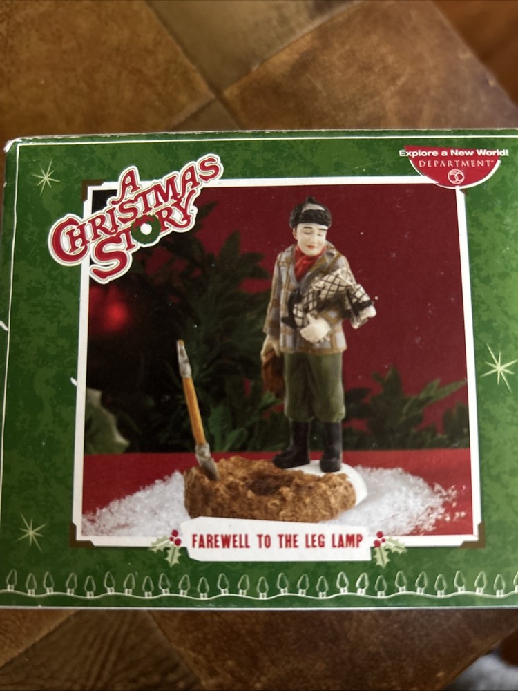 Dept. 56 A Christmas Story 2011 Farewell To The Leg Lamp **pre owned**