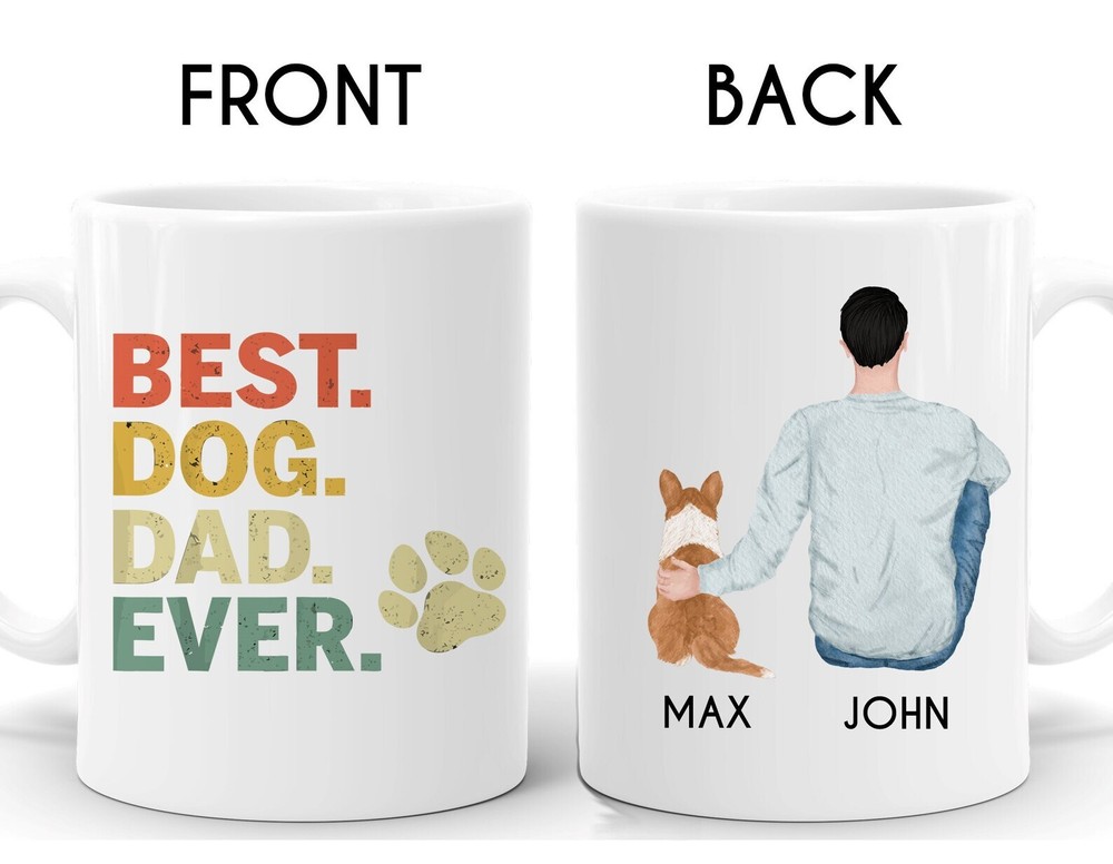 Personalized Corgi Mug Corgi Dad Mug Corgi Lover Mug Corgi Dad Gift Corgi Owner