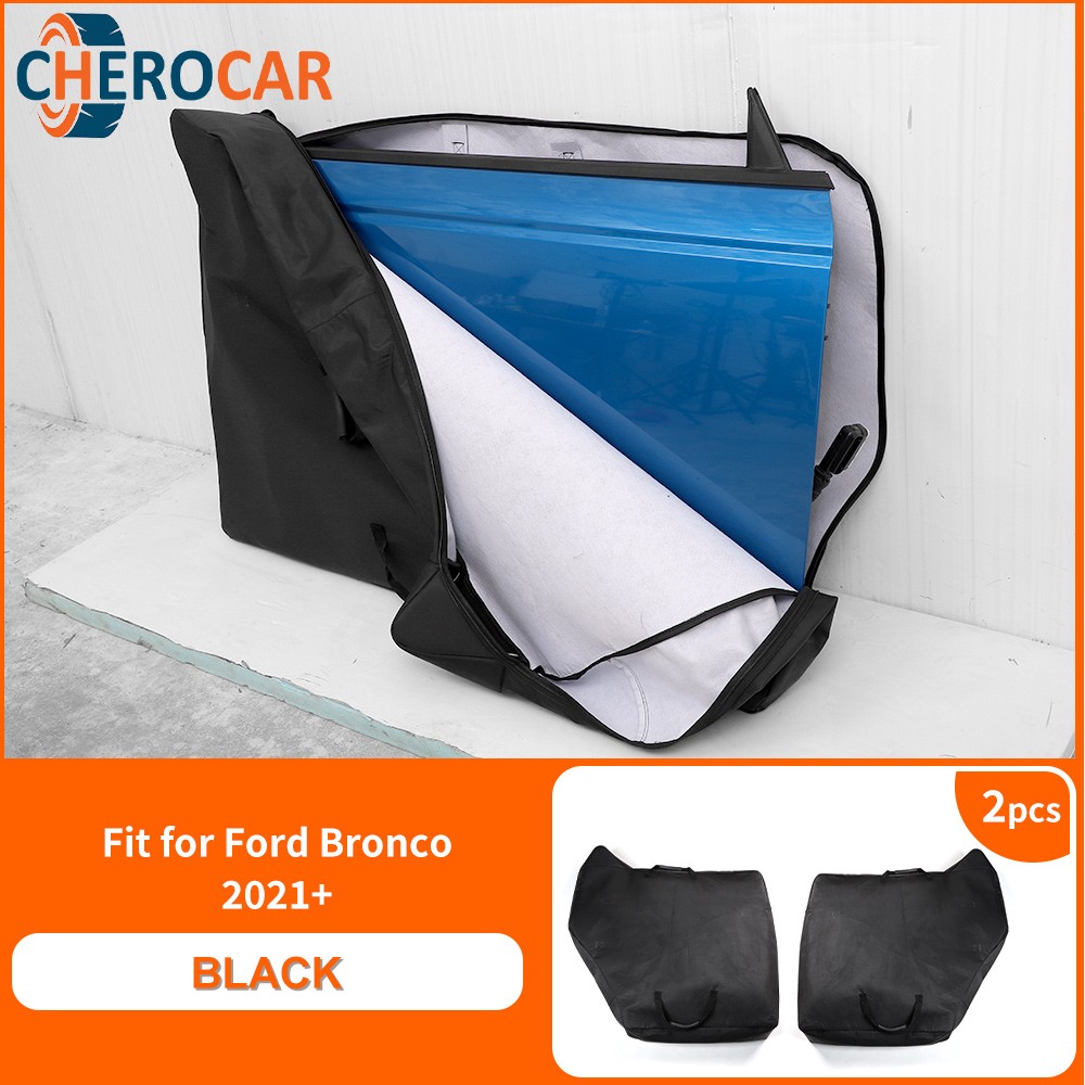 2PCS Ford Bronco Door Storage Bags Protector Organizers for 21+ Models