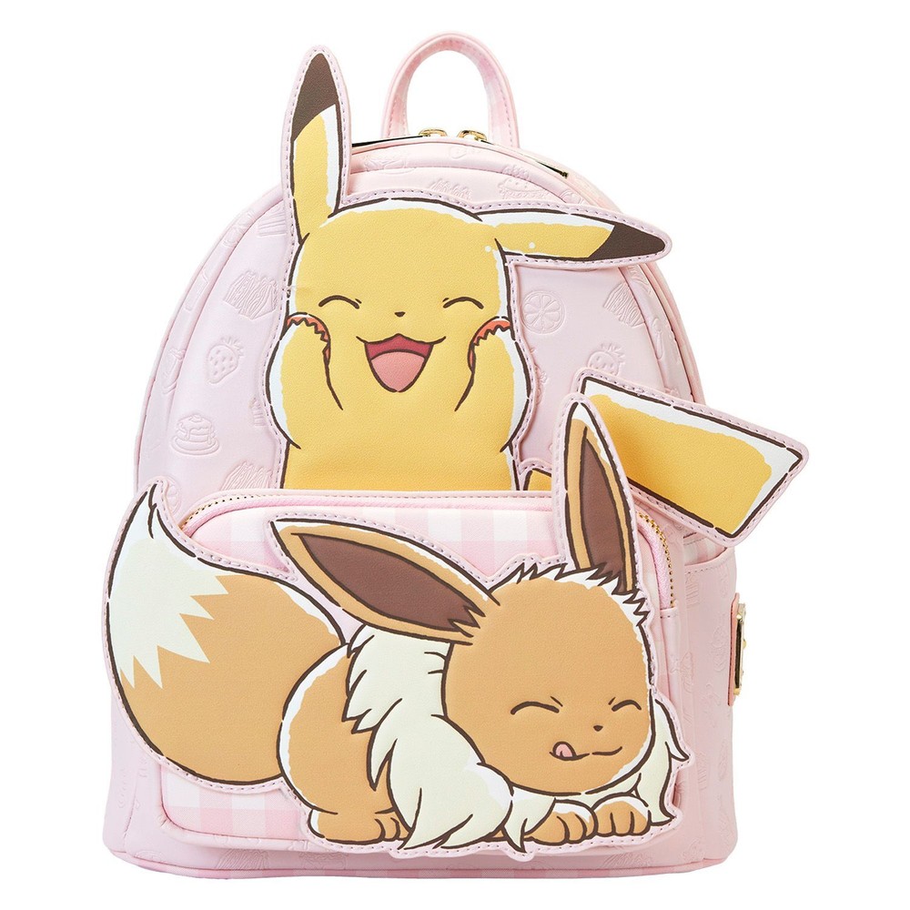 Loungefly Pokemon Café Pikachu and Eevee Mini Backpack Bag