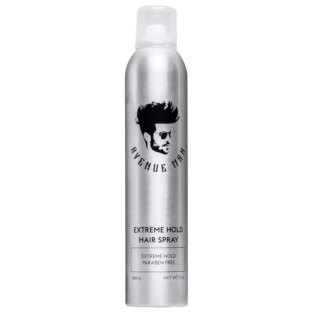 Extreme Hold Paraben-Free Hairspray for Men 9 oz Natural Formula