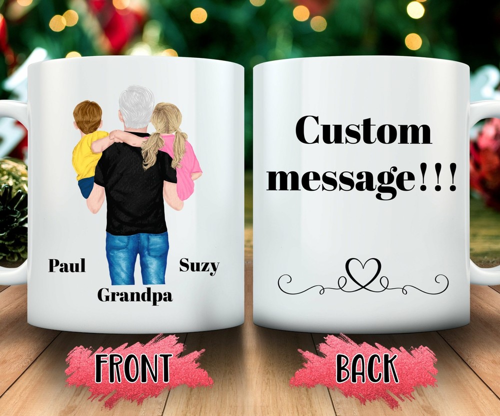 Personalized Grandpa Gift Coffee Mug Grandparent Gift Gift For Grandpa's Cute