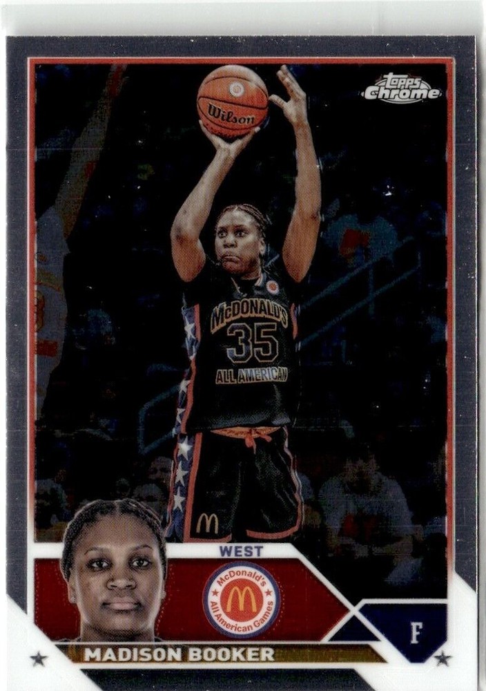 2023-24 CHROME MCDONALD'S ALL AMERICAN MADISON BOOKER UNIVERSITY OF TEXAS #39