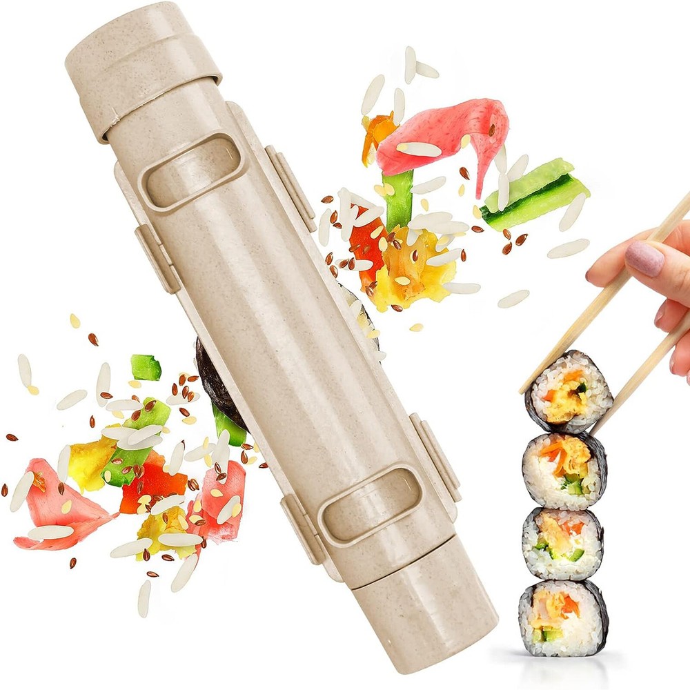 FrZslpka Upgraded Sushi Maker Sushi Roller Bazooka Sushi Making Kit for Beginner