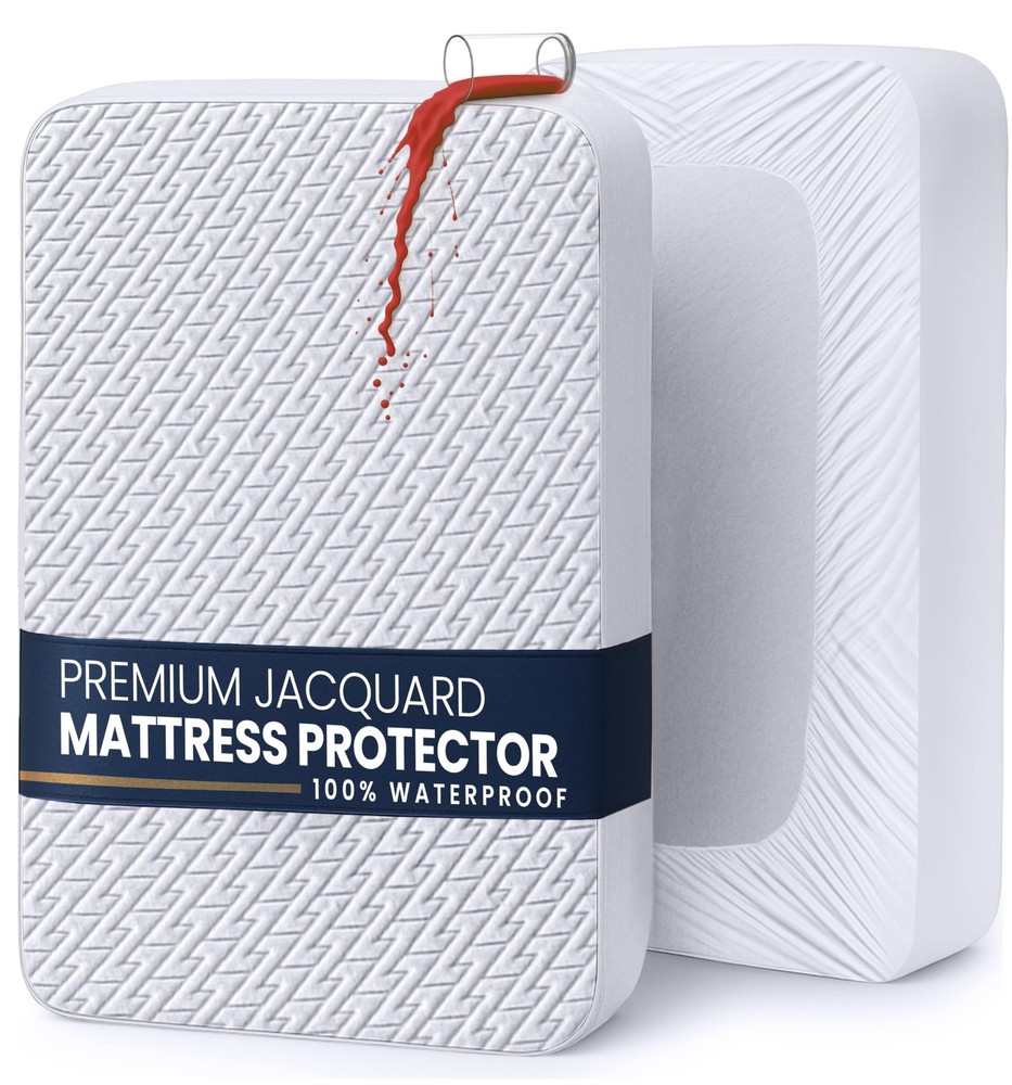 Waterproof Full Size Mattress Protector with 3D Air Soft Fabric for Comfort