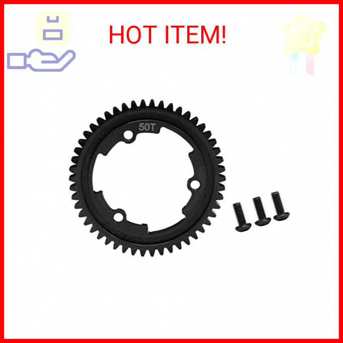 Raidenracing Upgrade Harden Steel 50T Main Spur Gear 1 Mod M1 for Traxxas X-MAXX