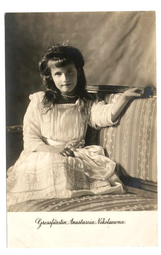Vintage Postcard Grand Duchess Anastasiya Nikolaevna Royalty Russia