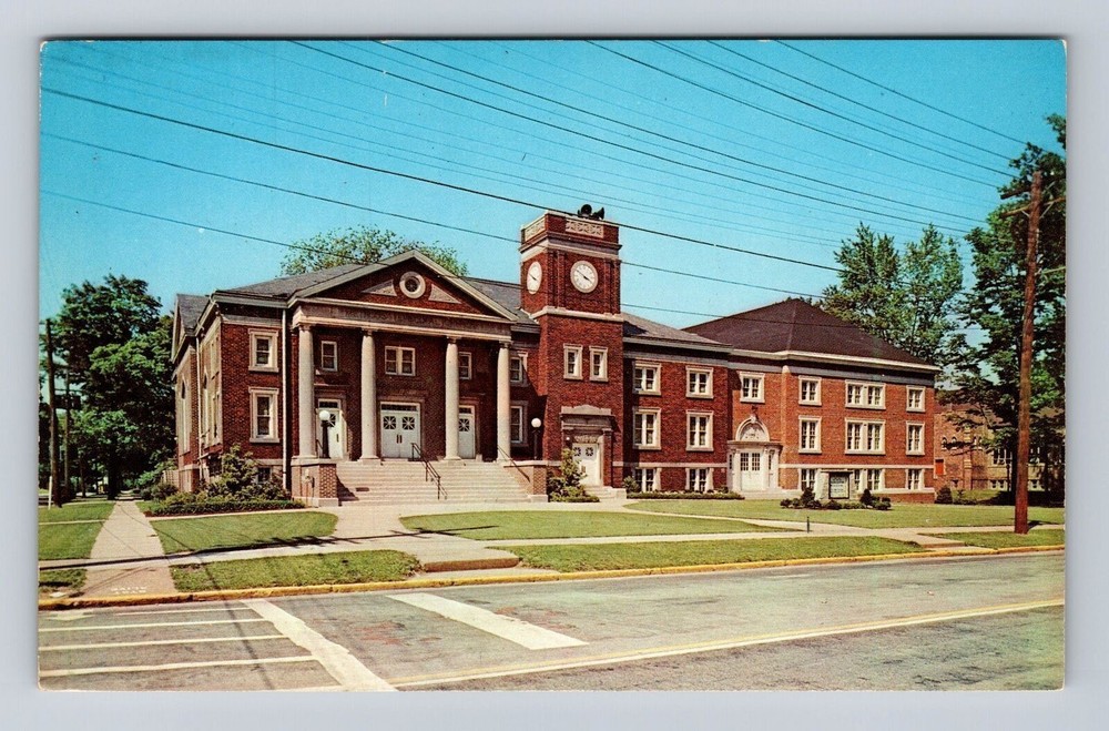 Cuyahoga Falls OH-Ohio, First Methodist Church, Religion, Vintage Postcard