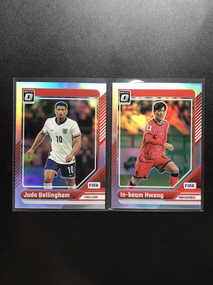Jude Bellingham Hwang In-beom 2024-25 Panini Donruss Optic FIFA Lot 2 CUP