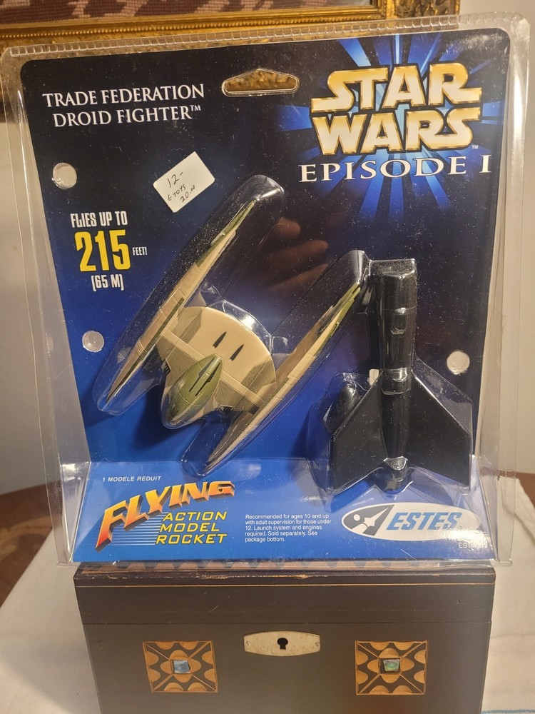 Star Wars Episode 1 Estes Flying Droid Fighter Model Rocket