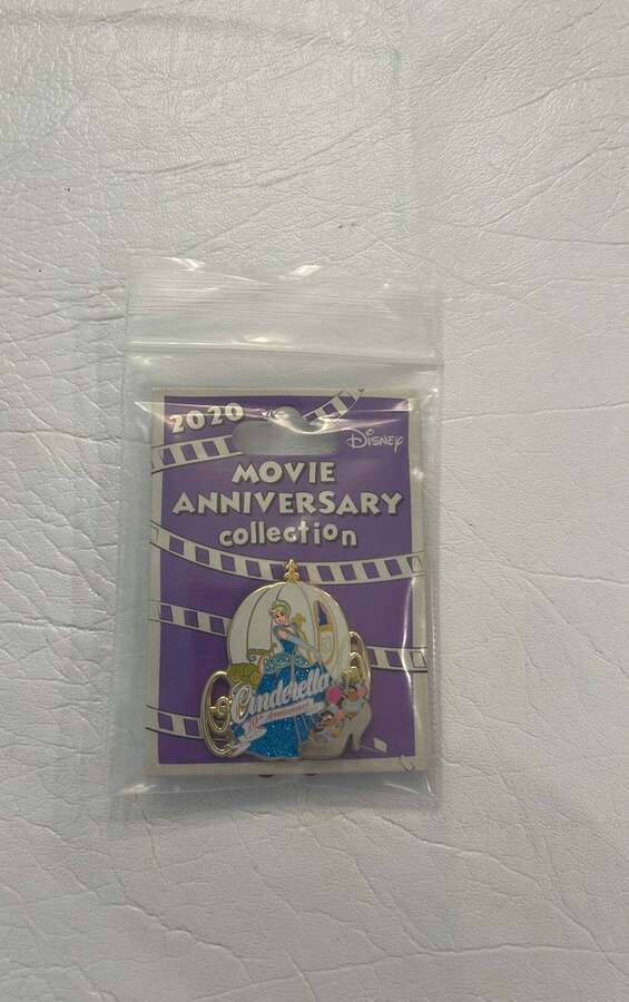 Disney 2020 Movie Anniversary Cinderella Pin
