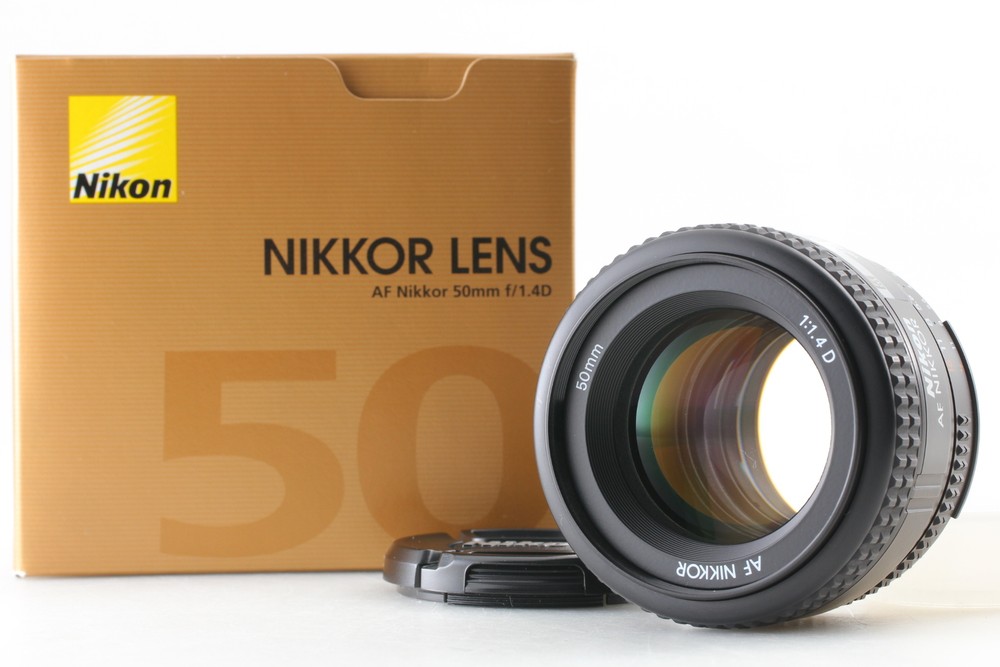 [MINT in BOX] Nikon AF 50mm f/1.4 D Nikkor Standard Prime Lens From JAPAN