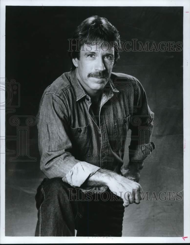 1987 Press Photo Actor Chuck Norris - hcp77556