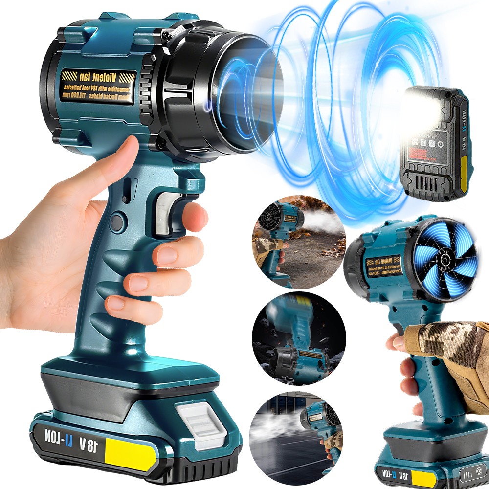 Jet Dry Mini Blower 35000RPM Air Blower Super Fan Turbo Battery Powered Portable