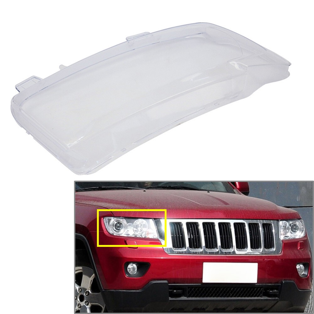Right Side Headlight Lens Cover Headlamp Shell For Jeep Grand Cherokee Compass