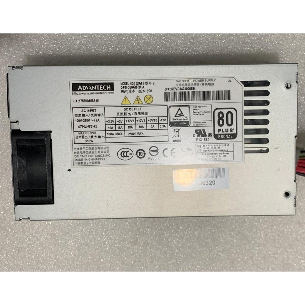 1pcs used Advantech industrial computer power supply DPS-350AB-24 A
