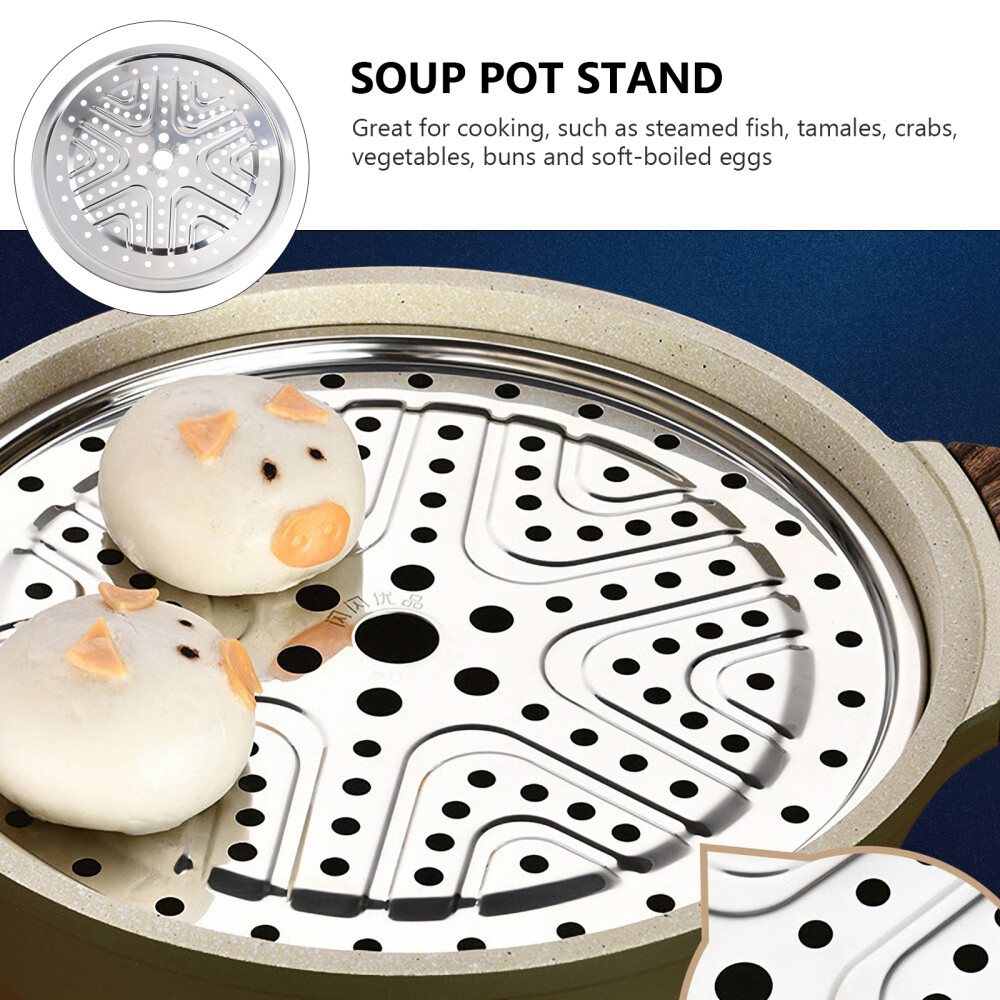 Stainless Steel Steamer Pressure Cooker Stand Practical Kitchen Tool