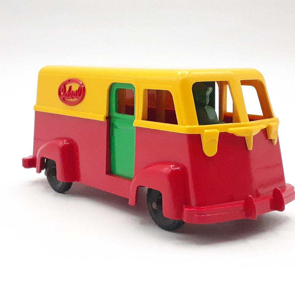 Vintage 1950's Ideal Hard Plastic Delivery Panel Van Rear & Side Opening Doors