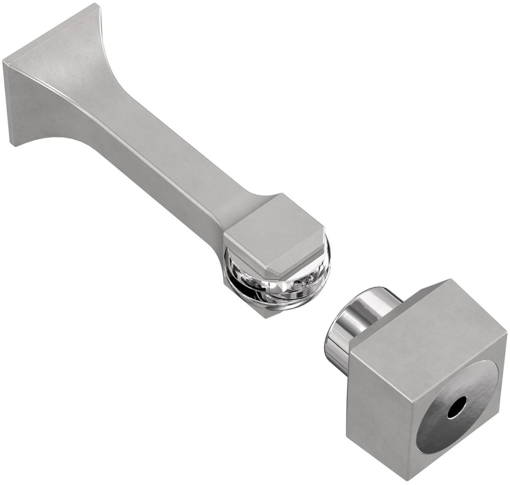 Classic Edge 2-Pack 3-Inch Matte Nickel Magnetic Door Stop and Catch