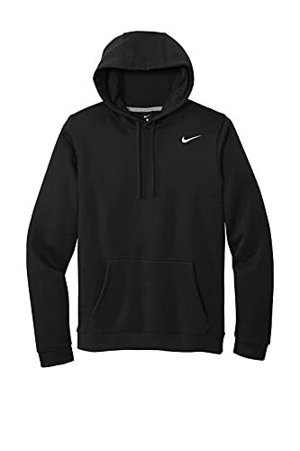 Nike Men's Club Fleece Hoodie - Black, Size Small