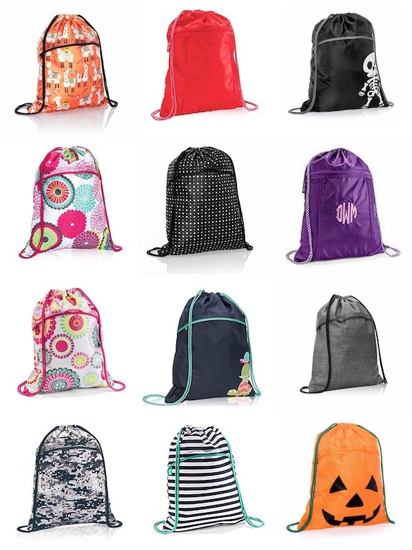 Thirty One Gym School Sports Drawstring Backpack Bulk 31 Gift New