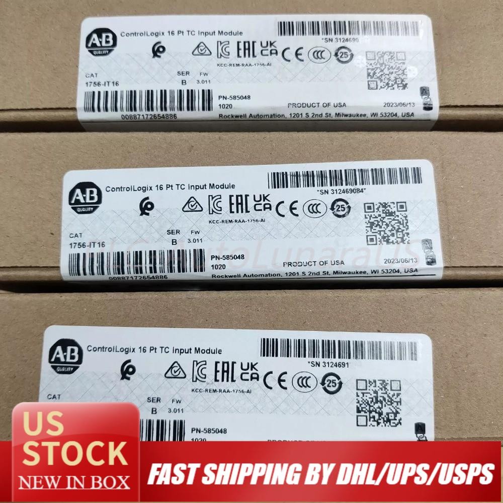 New Allen-Bradley 1756-IT16 PLC SER B ControlLogix 1756IT16 Input Module