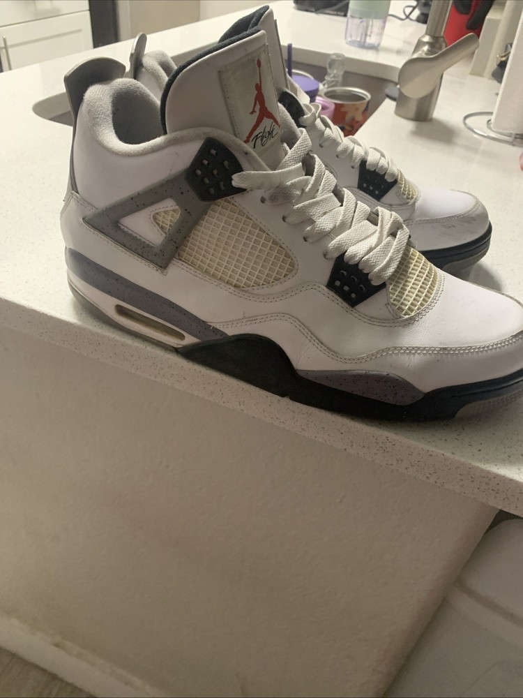 Jordan 4 white cement 2014 retro