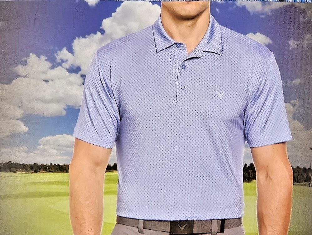 Polo Blue Performance Stretch Short Sleeve Moisture Wick Men's XXL By Callaway