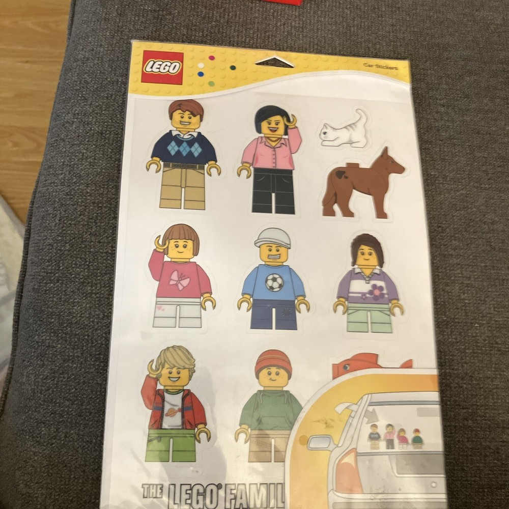 Lego 850794 Car Decal Stickers for Pets Dog Cat Kids Family Window Clings