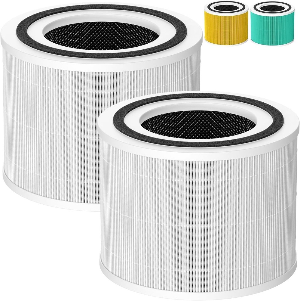 2 Pack 14 True HEPA Replacement Filter Compatible with Puro 240 Air Purifier, 3-