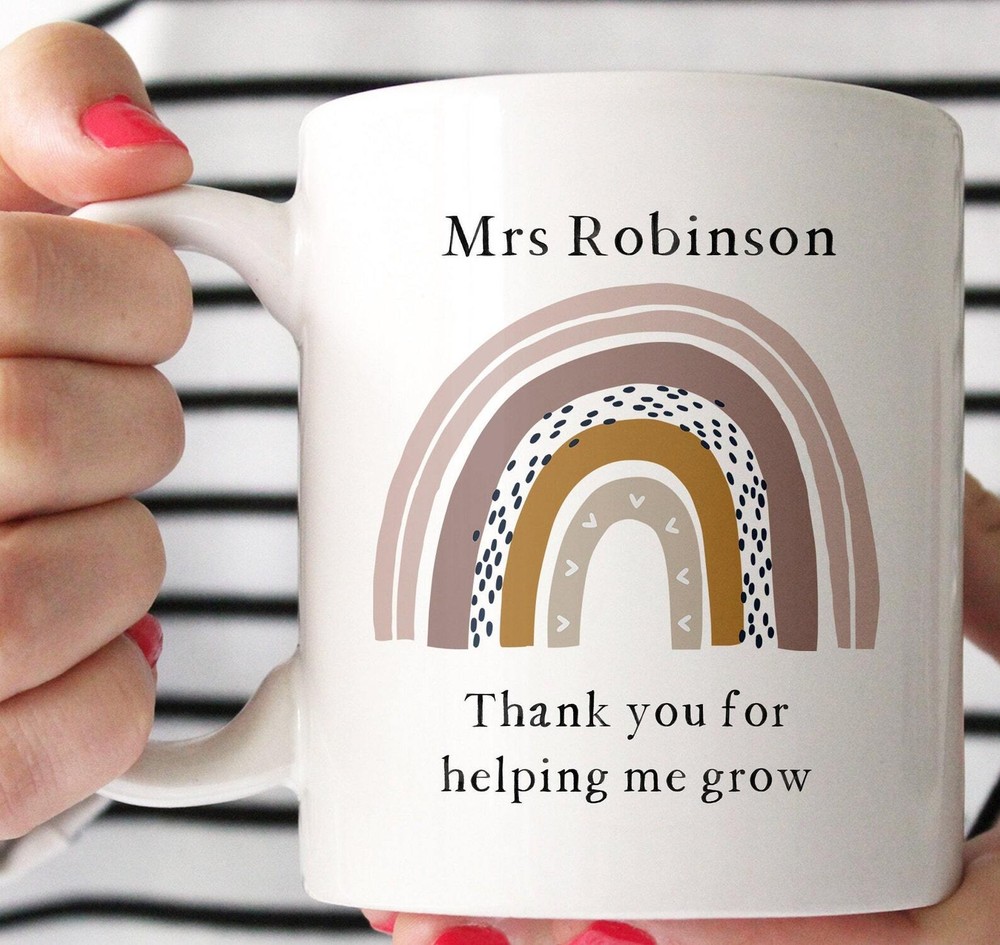 Teacher Mug Teacher Thank You Gift Personalised Teacher Teacher Present Thank