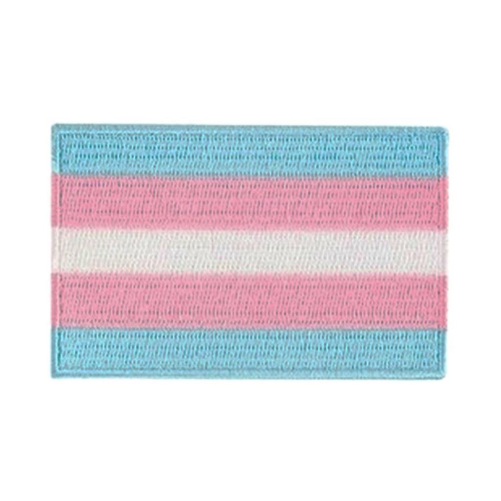 TRANSGENDER FLAG IRON ON PATCH 3.15